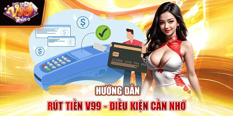 Hướng dẫn rút tiền V99 - Điều kiện cần nhớ